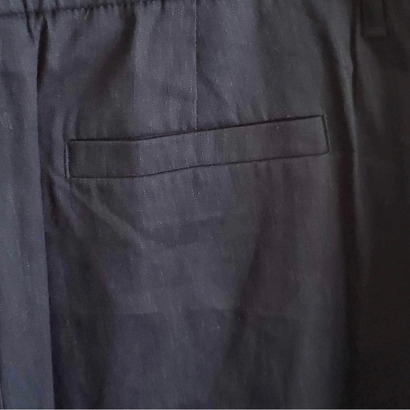 J. Jill Modern Linen-Stretch Slit-Hem Pants - Picture 8 of 9